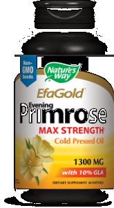 EfaGold Evening Primrose Cold Pressed 1300 mg  ( 60 softgel ) Nature's Way